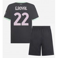 Dětský fotbalový dres AC Milan Emerson Royal #22 2024-25 Třetí Krátký Rukáv (+ trenýrky)